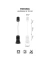 PAGODA * COLGANTE  GU10 BLANCO